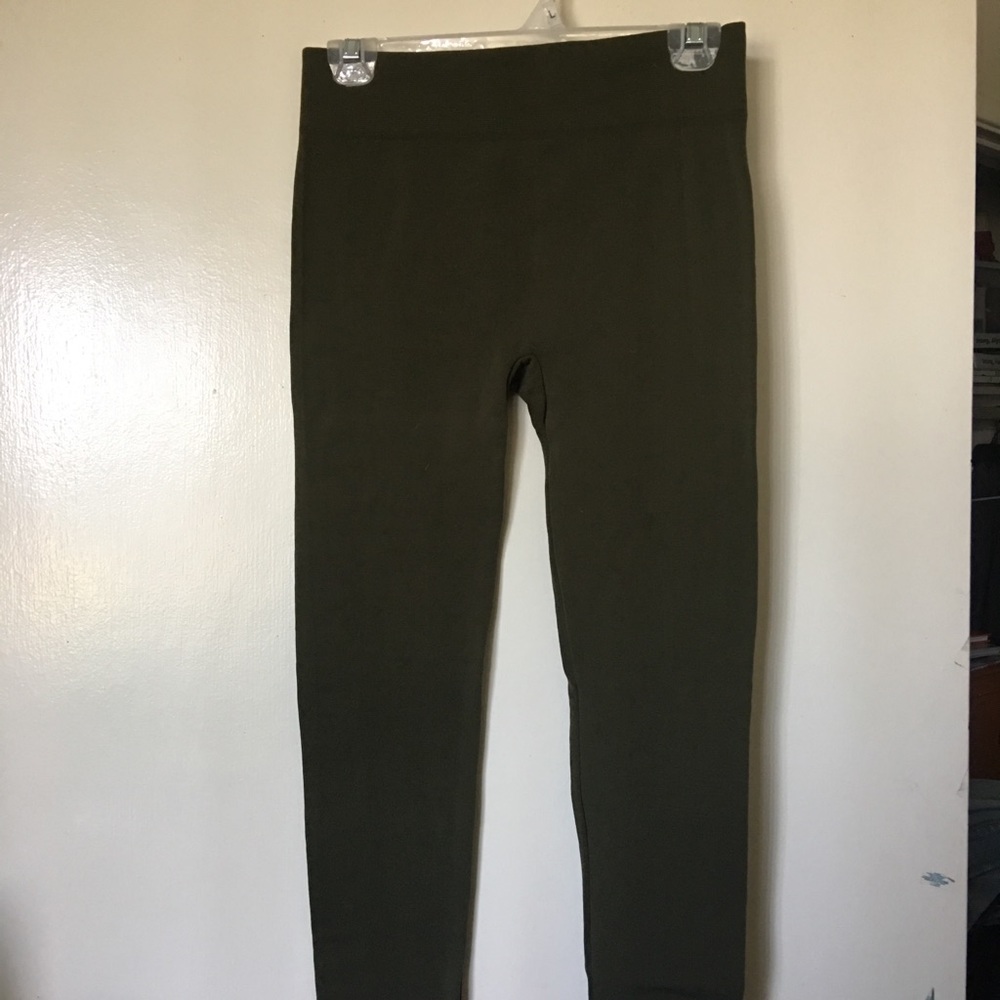 Olive green leggings